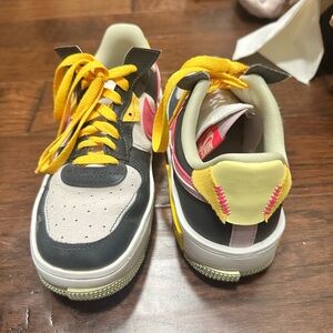 Nike react AF1. Multi color size 8